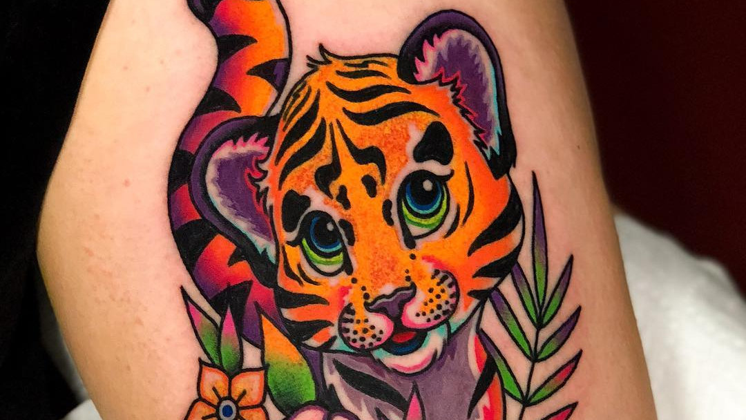 20 Lisa Frank Tattoos Full of Rainbows  Animal Print  CafeMomcom