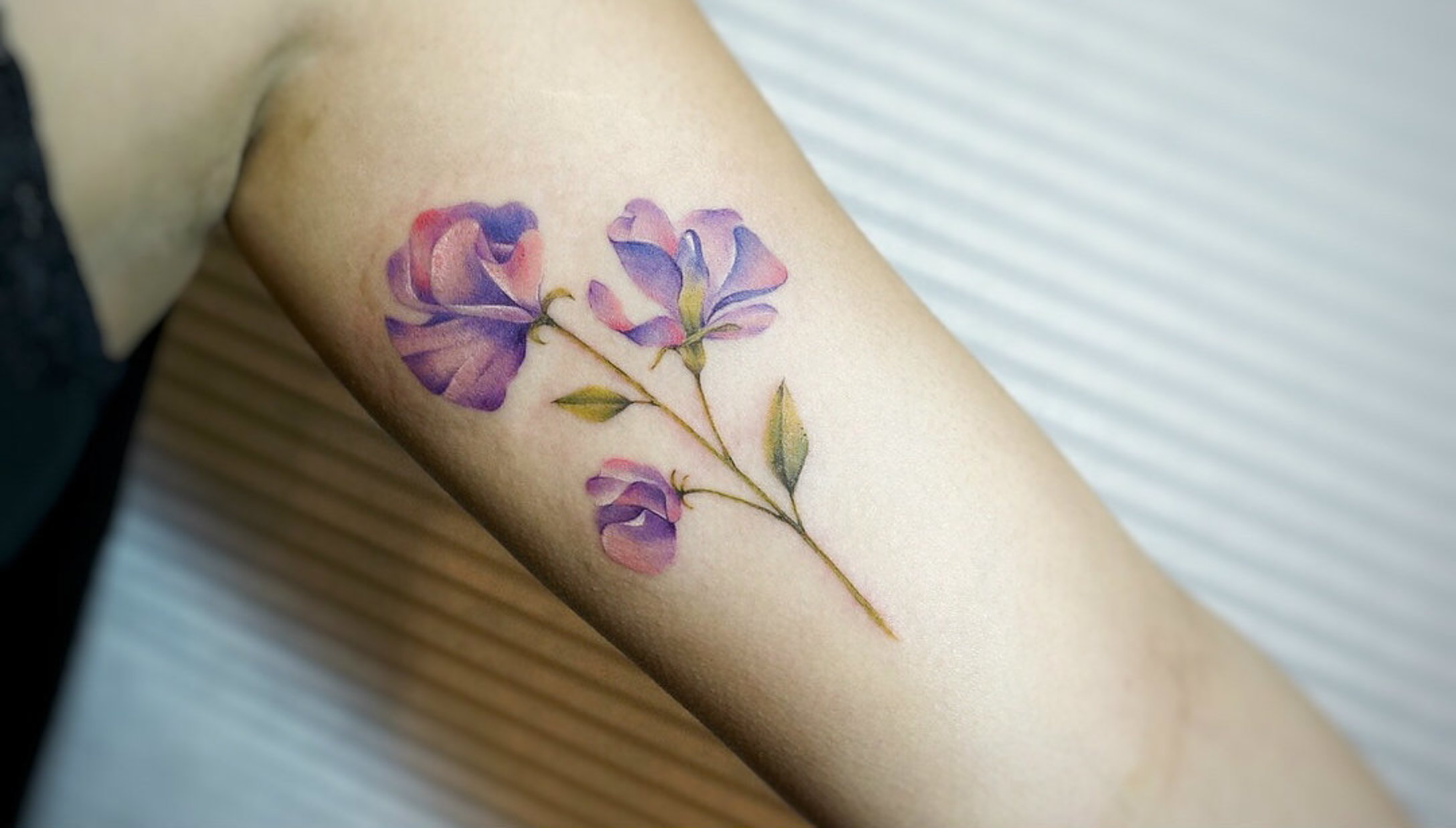 40Pcslot waterproof temporary tattoos for girls flower tattoo sticker  woman purple rose lotus hand tattoo water transfer small  AliExpress