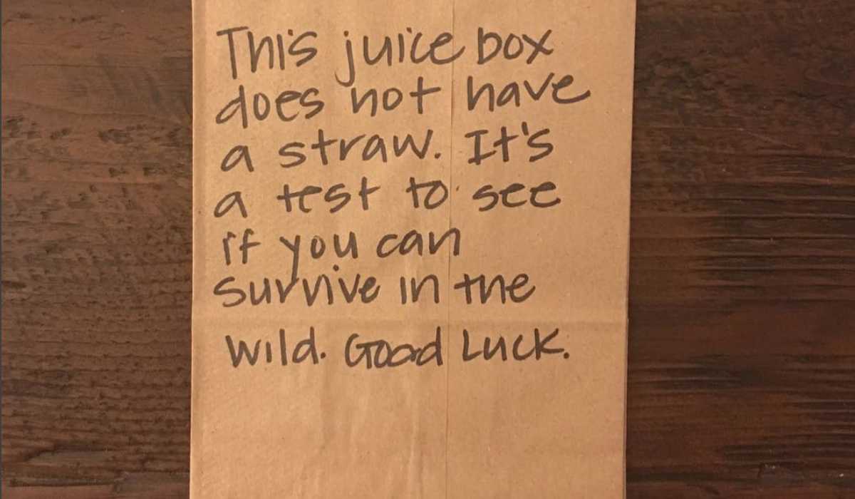 Mom Writes Hysterical 'Passive-Aggressive' Lunch Bag Notes 