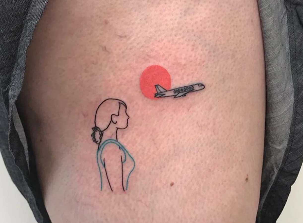 sagittarius wanderer tattoo