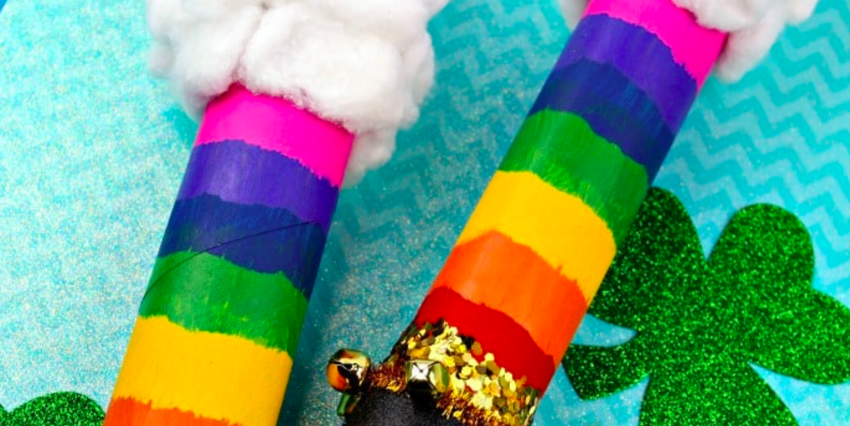 12 Sets St. Patrick's Day Decorations Rainbow Ornaments DIY St. Pat's Craft