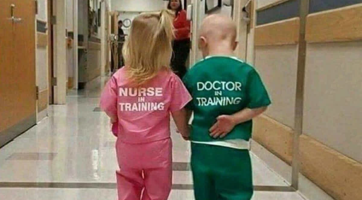 Theres Nothing Cute About This Photos Of A Nurse And Doctor In