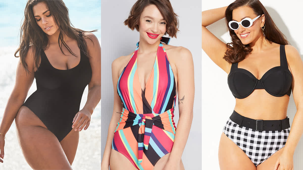 Cheap Plus Size Sexy Swimsuit One Piece High Cut Swimwear Women Push Up  Bodysuits Summer Bathing Suit Women Monokini Tankini