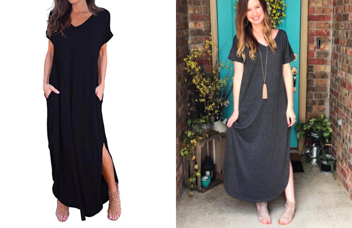 flattering maxi dress