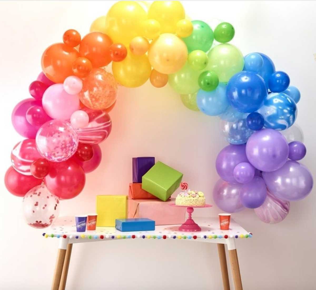 Rainbow Birthday Party Decorations Teen Kids Adult Tableware