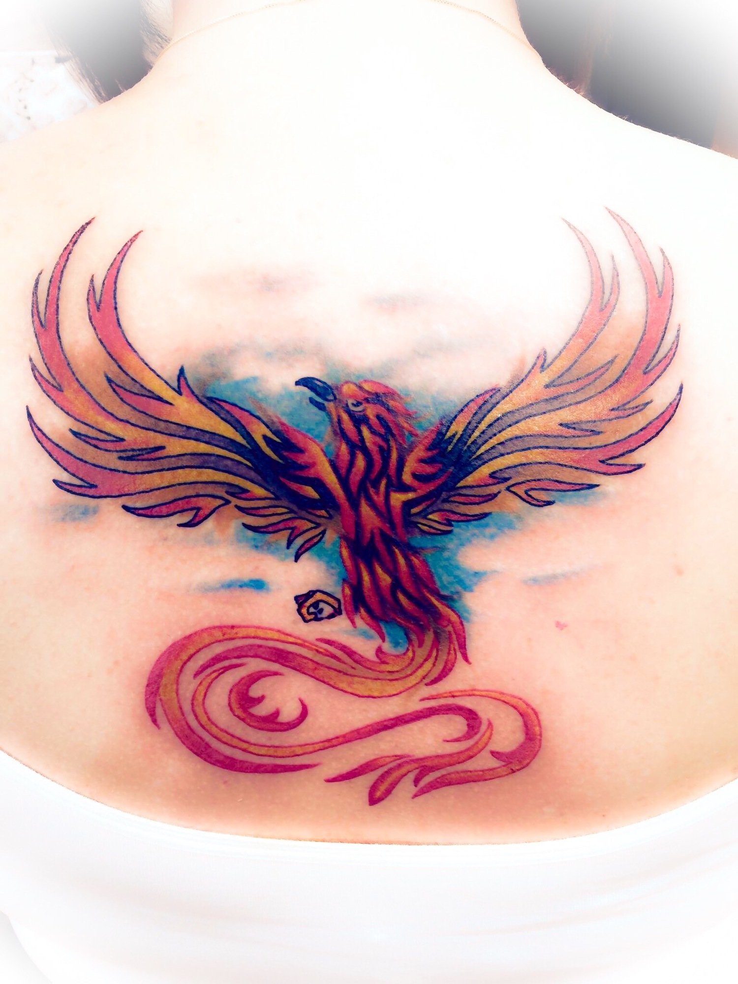 Update 145+ flaming phoenix tattoo super hot