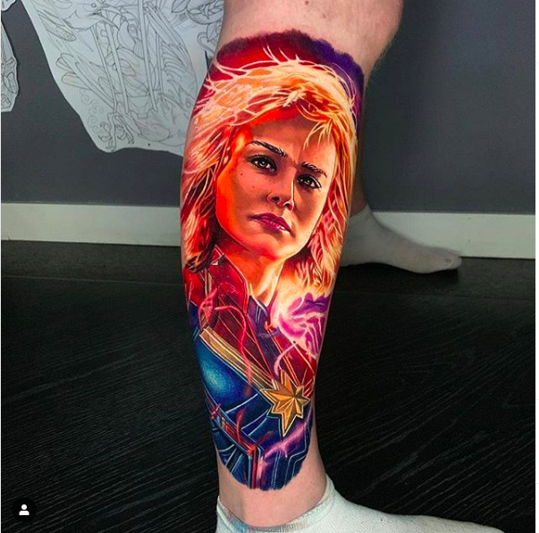 Update more than 88 captain marvel tattoo super hot