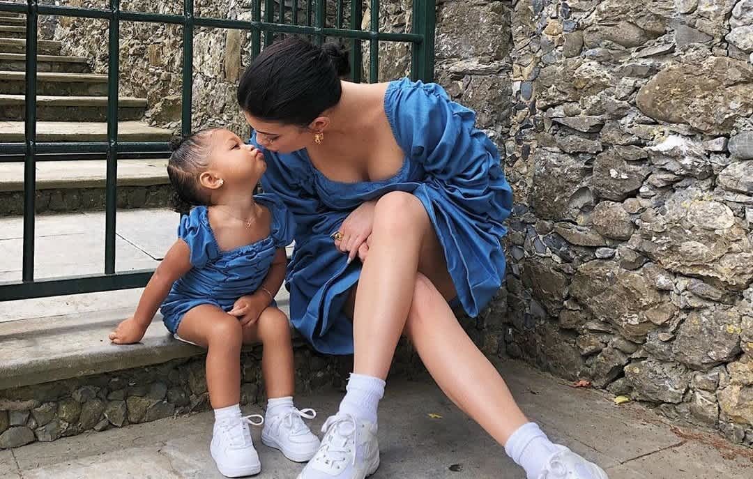 Kylie Jenner shares photo of Stormi with Louis Vuitton bag