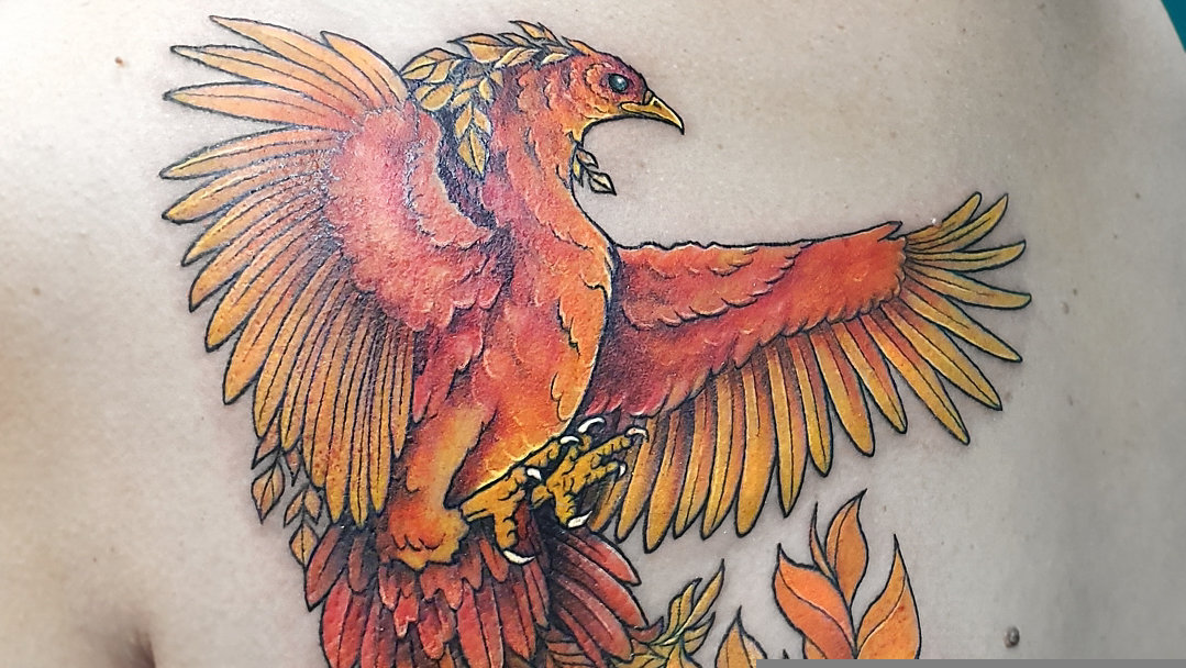 65 Best Flying Phoenix Tattoos  Designs With Meanings