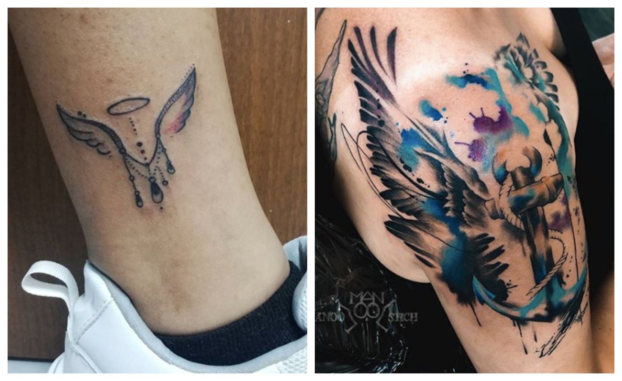 25 Angel Wing Tattoo Design Ideas For Females  POPxo