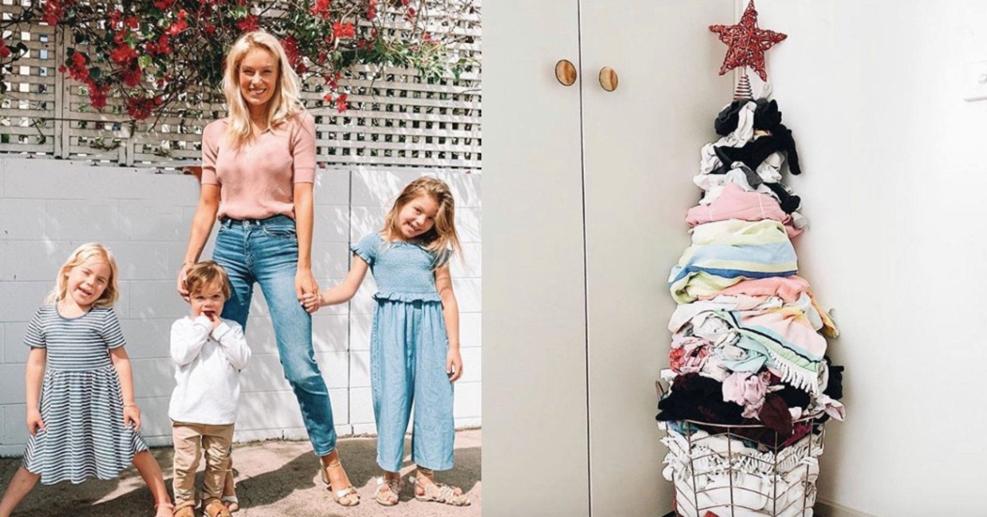 Mom Turns Laundry Pile Into Diy Christmas Tree Cafemom Com