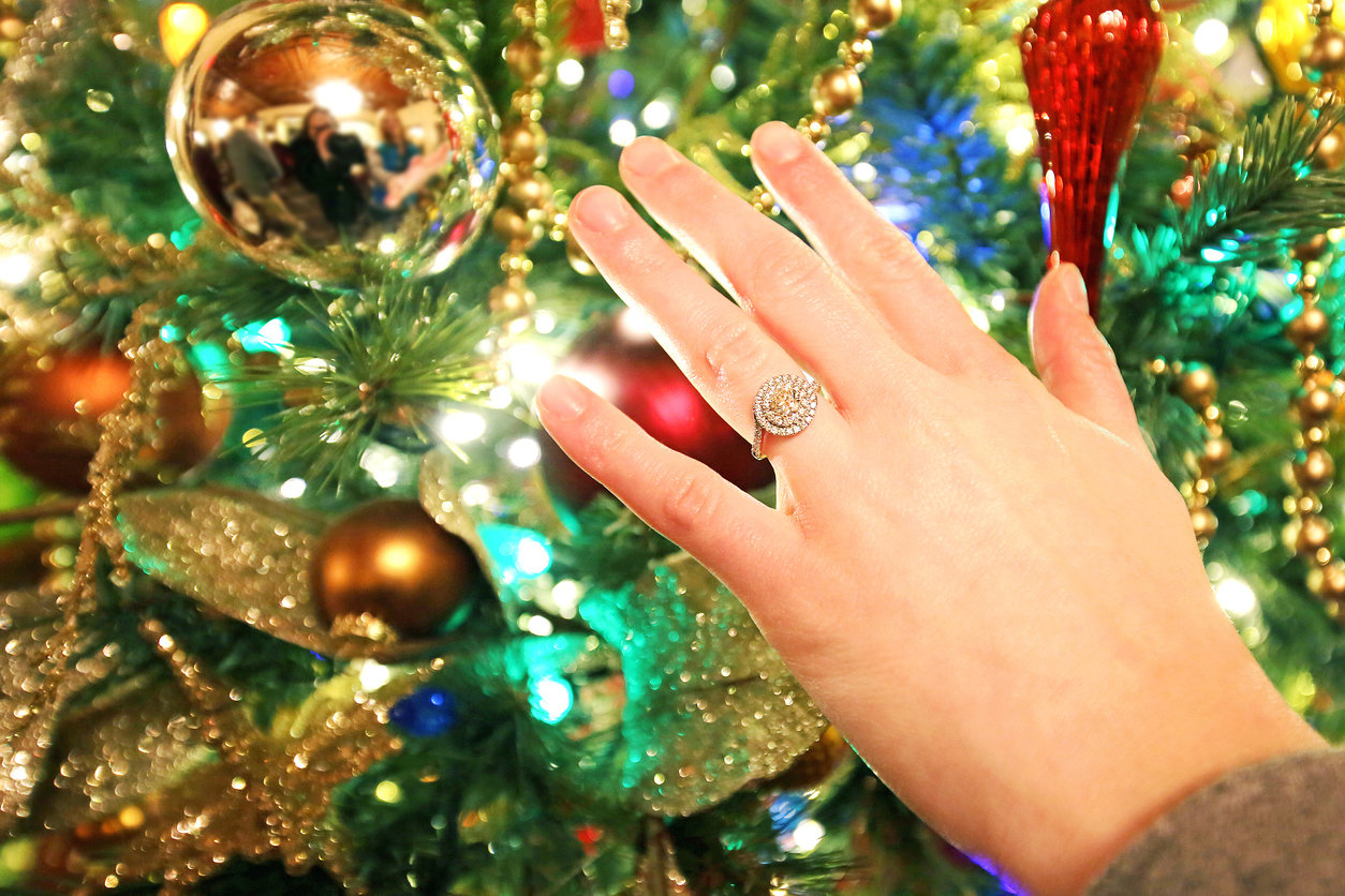 Engagement ring sale for christmas