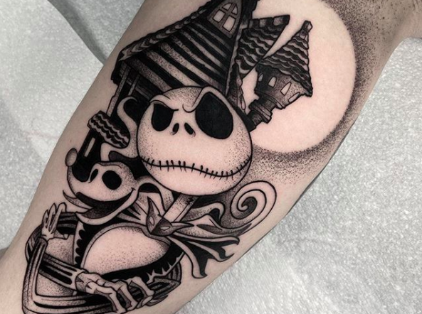 Dotwork style in tattoos  meaning photos sketches and examples