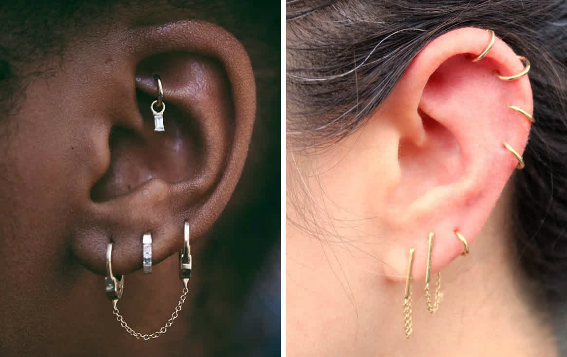 16 Gorgeous Ear Piercing Combinations | CafeMom.com