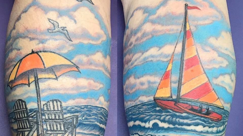 Ultimate 70+ Best Wave and Sun Tattoo Ideas - March 2024