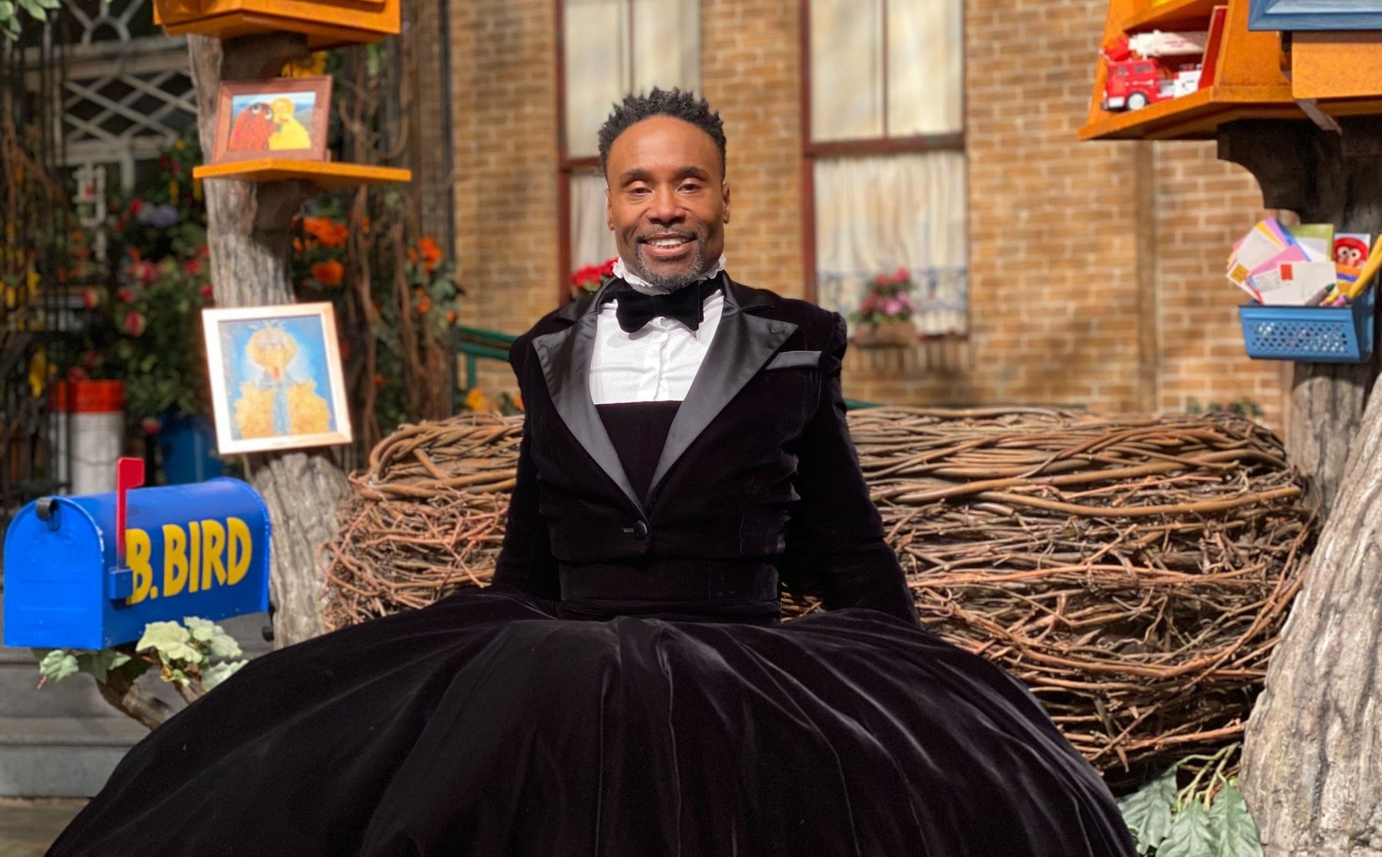 tuxedo dress billy porter