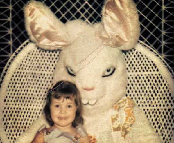 scary easter bunny costume