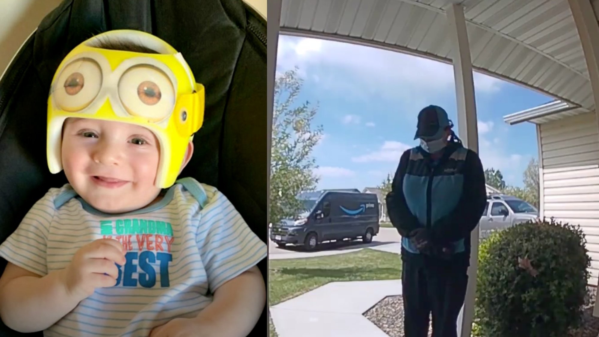 Delivery Worker Prays Outside Home Of Baby At Risk Of Covid Cafemom Com