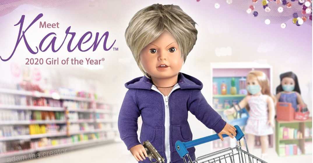 Imitation american girl shop doll