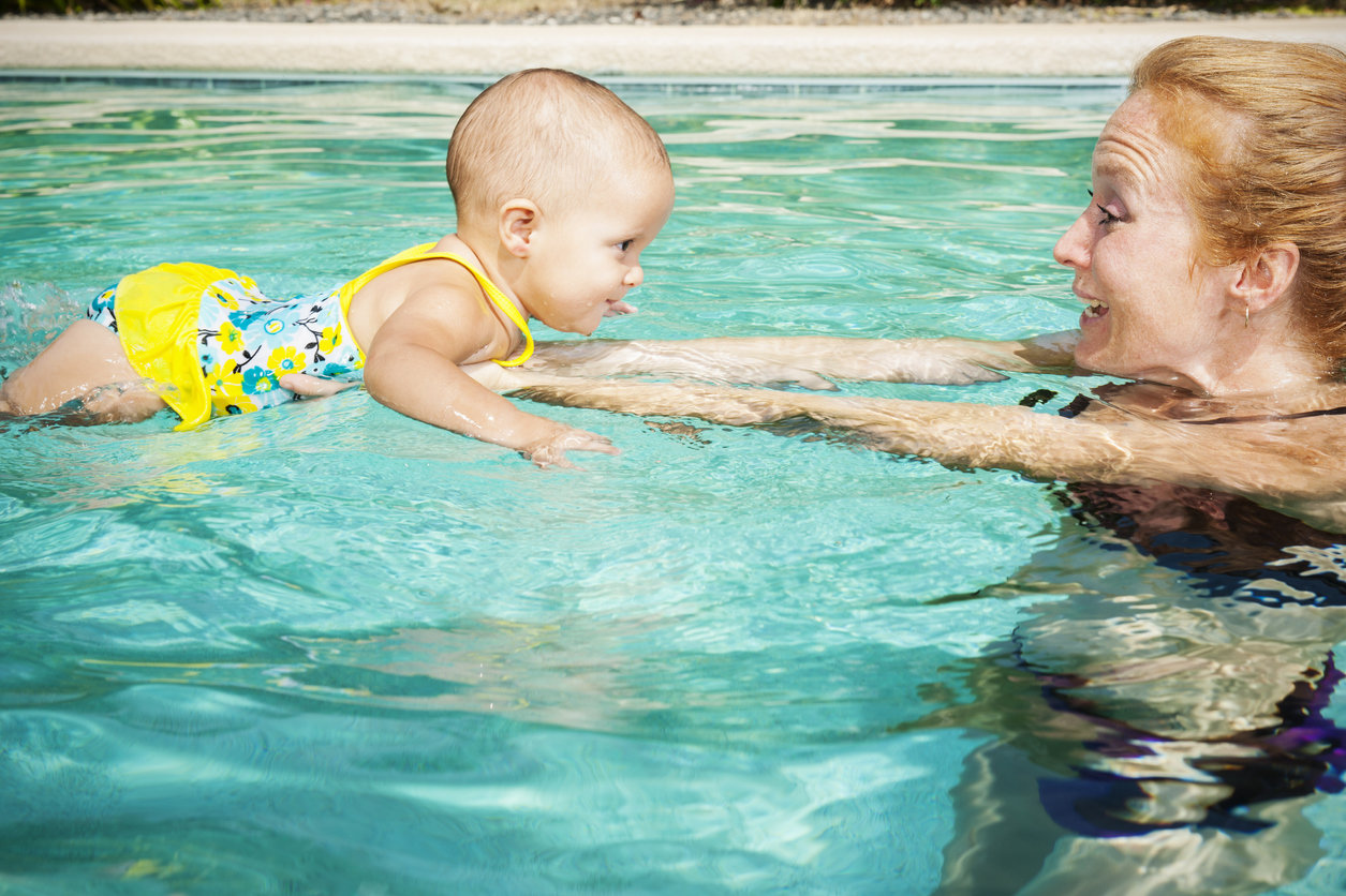 Mum and baby swimming sales costumes