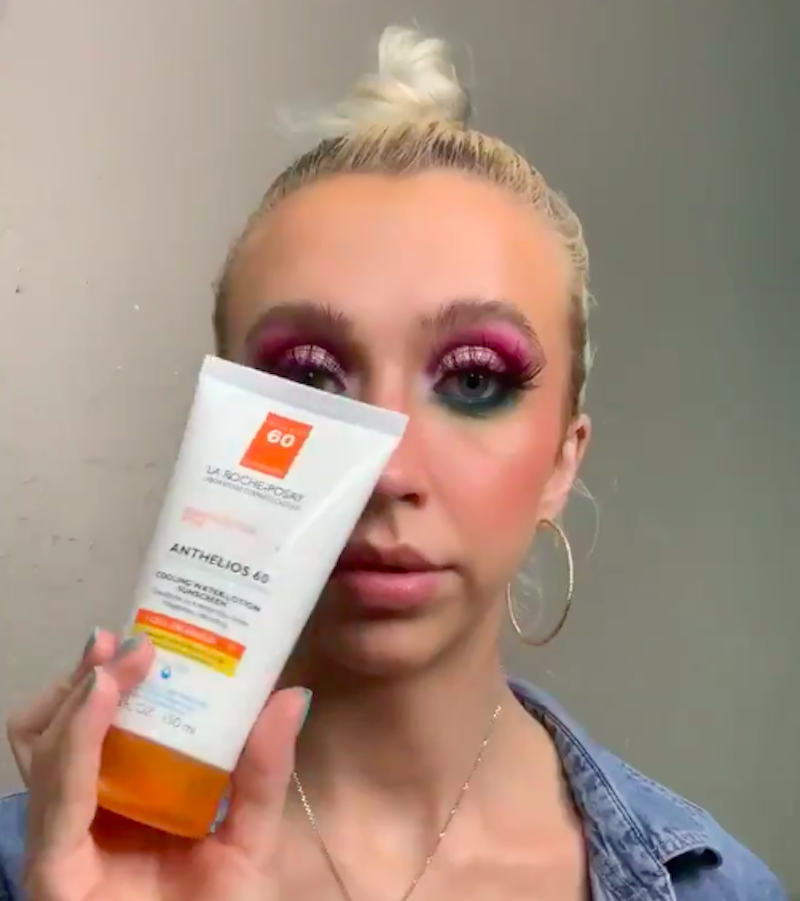 makeup on top of sunscreen