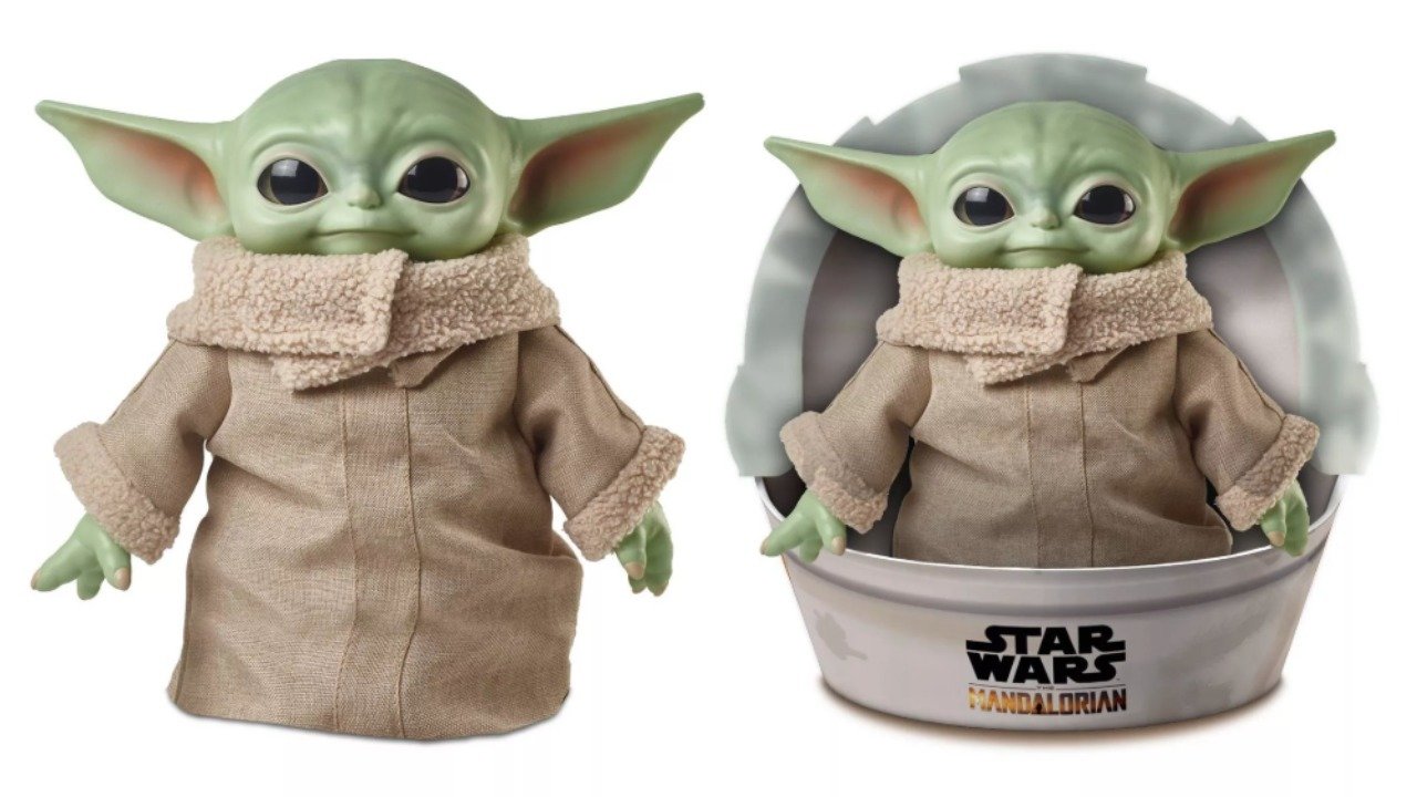 Baby yoda deals plush target