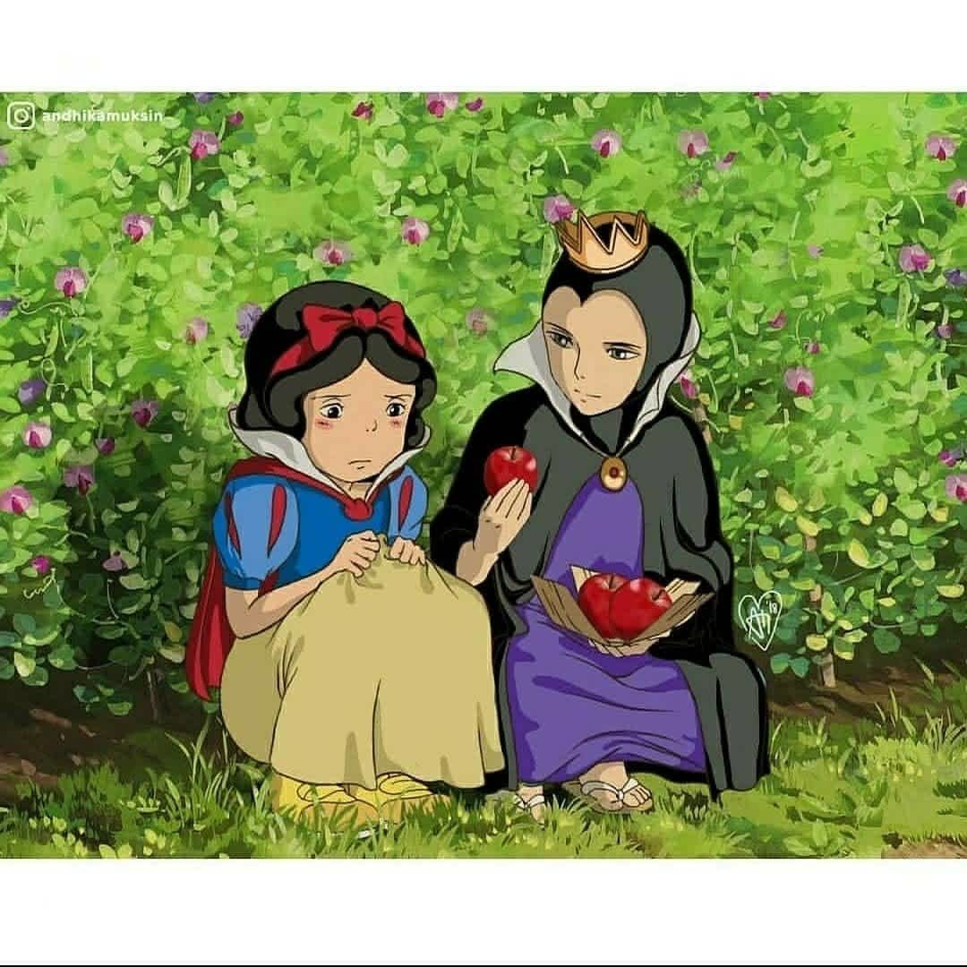 This Artist Created A Mash-Up Between Studio Ghibli Art And Disney, And  It's The Cutest Combo 