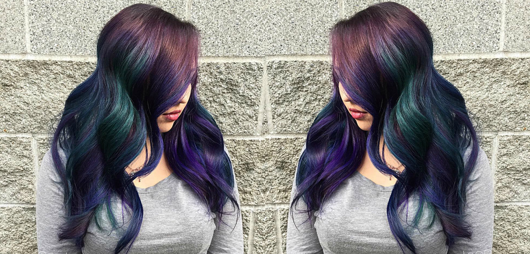 Oil slick hair color 21 ways to embrace the trend CafeMom