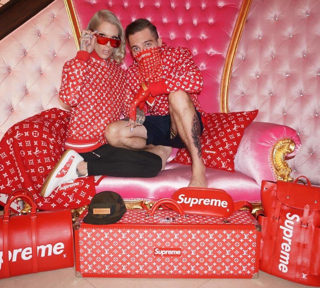 Jeffee Star's Louis Vuitton x Supreme haul is honestly insane