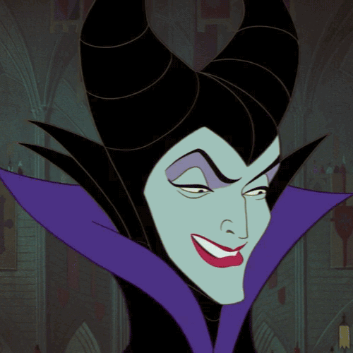Disney Villains All Over Print 12" Backpack Purse Evil Queen  Maleficent Cruella