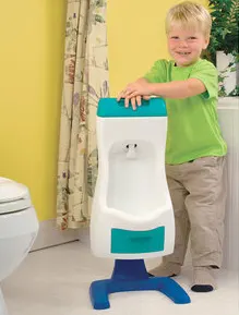 Pint-Size Plastic Urinal