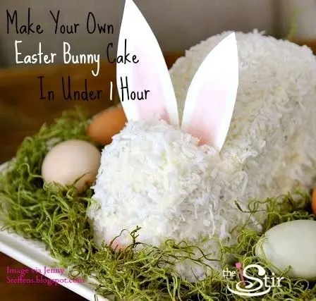 Easy Easter Bunny Cake