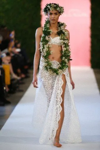 Bikini-Inspired Bridal Dress