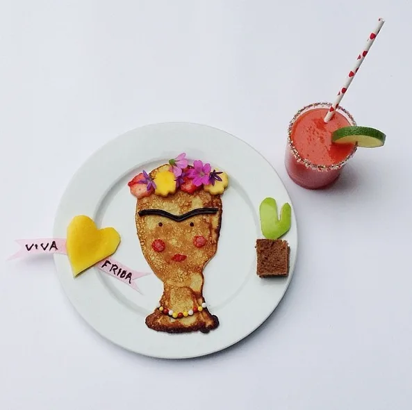 Frida Kahlo Pancakes