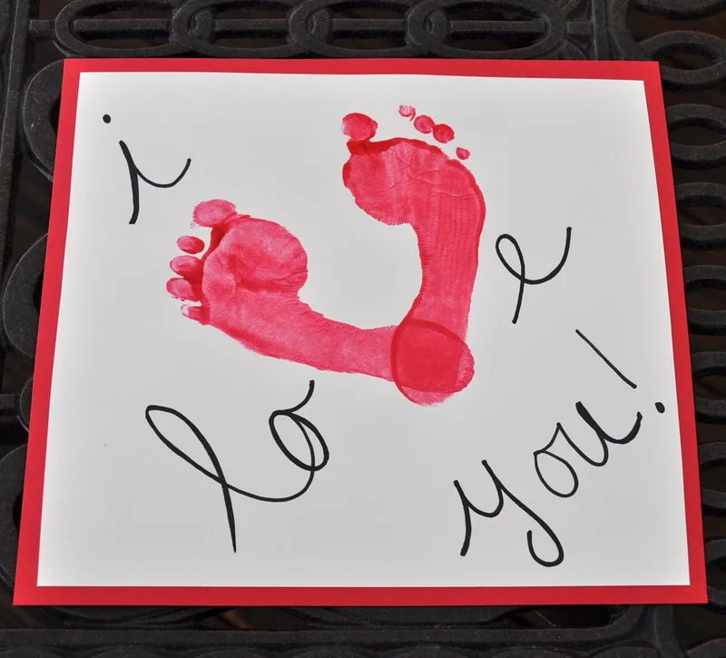 Have a Heart Footprints