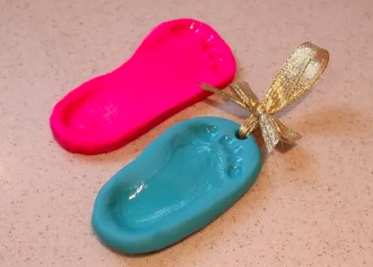 Baby Footprint Ornament