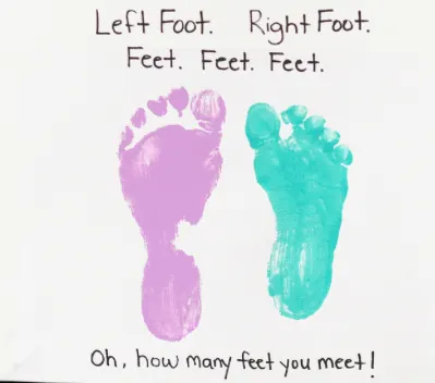 Dr. Seuss Footprints