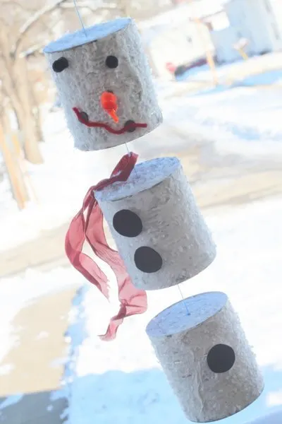 Tin Can Snowman