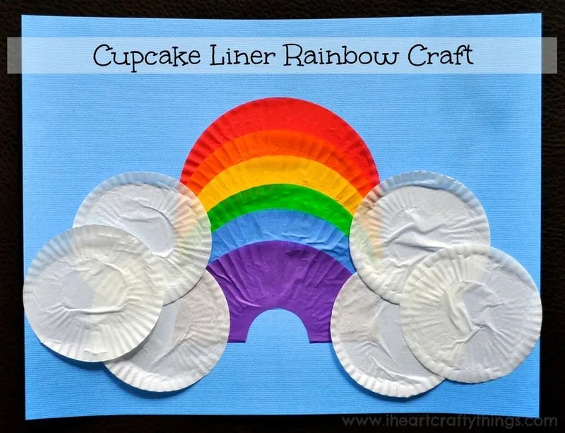 Cupcake Liner Rainbow