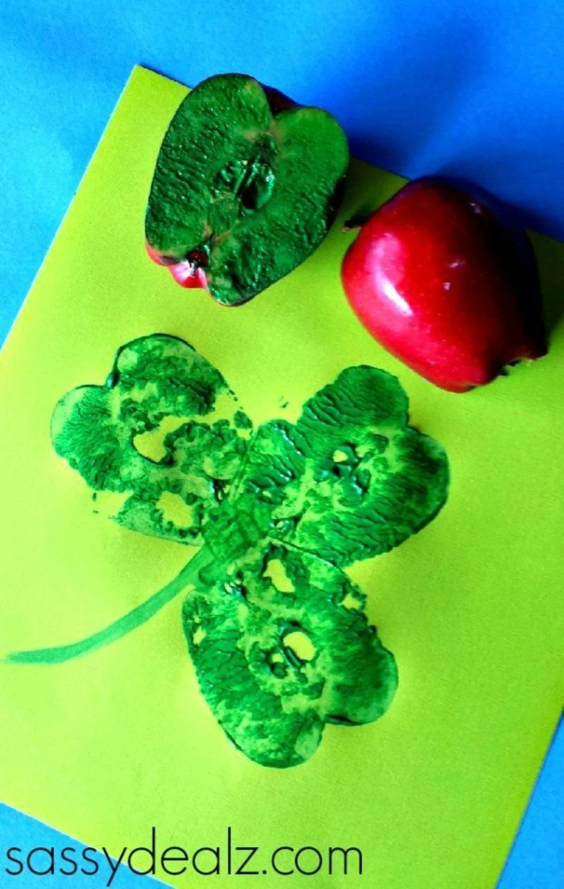 Apple Shamrock Stamp