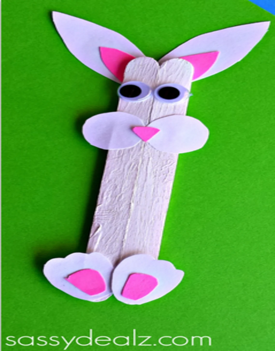 Popsicle Stick Bunny