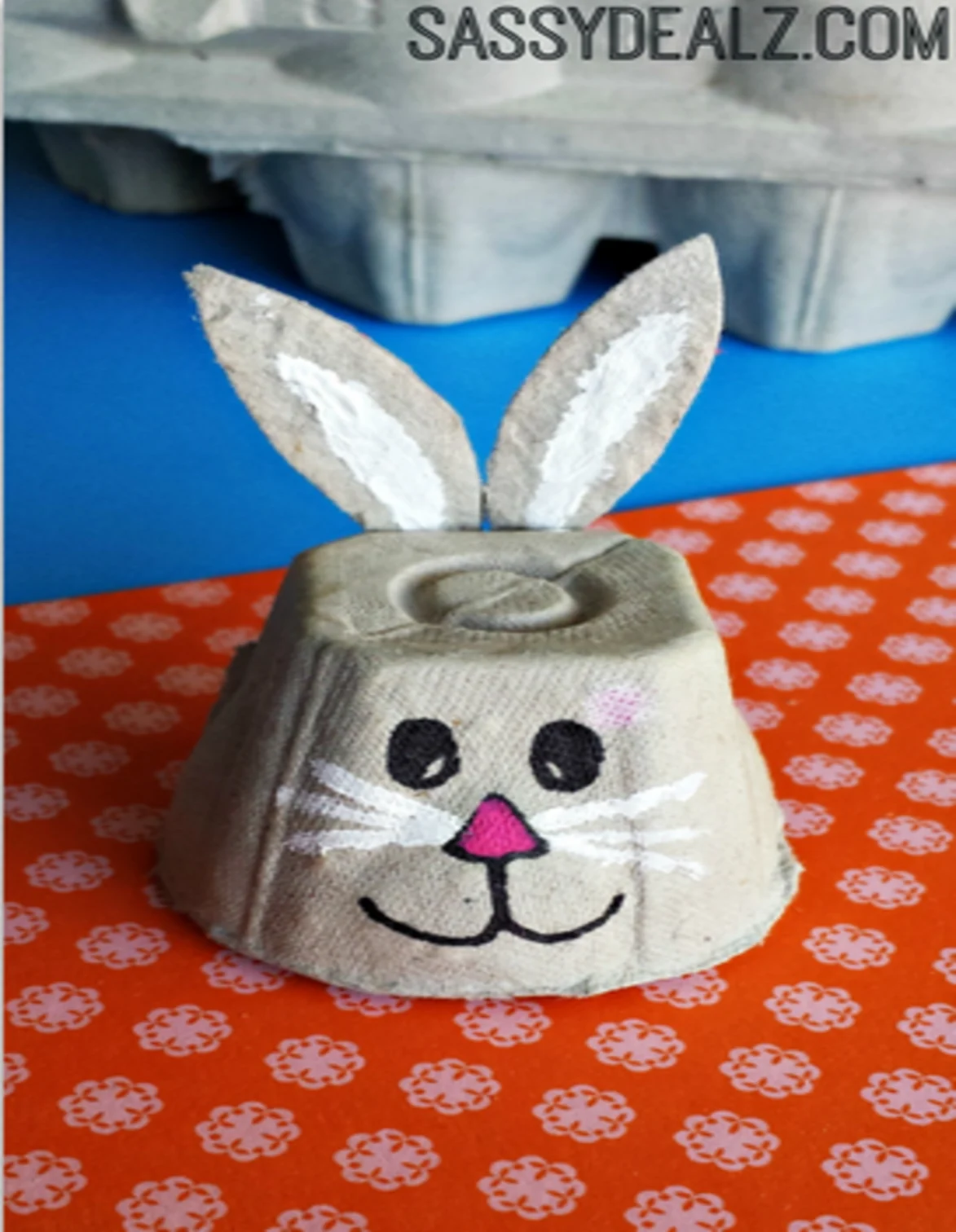 Egg Carton Bunny