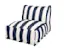 Indoor/Outdoor Vertical Stripe Bean Bag Chair-placeholder