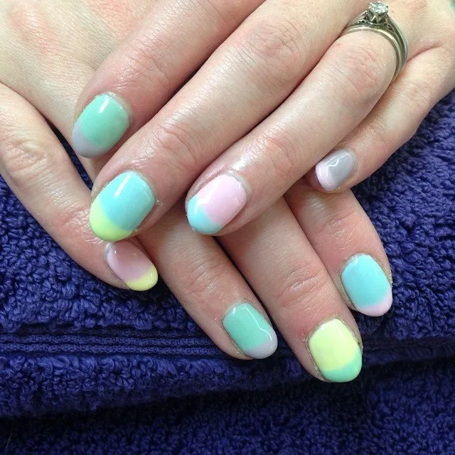 Pastel French Mani