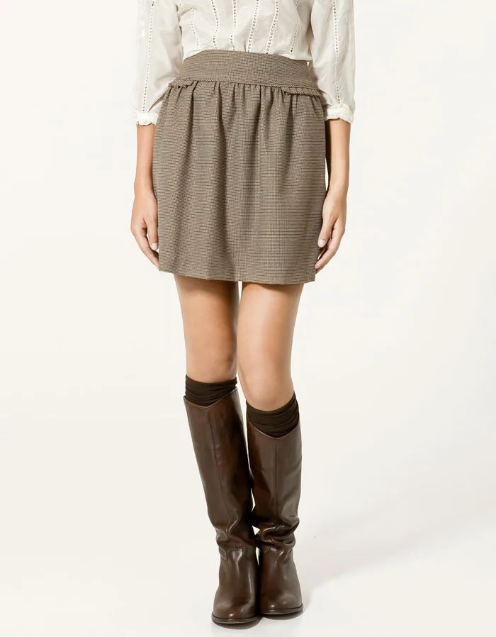 Knee-high boots with socks
