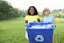 Volunteer at a recycling center.-placeholder