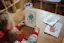 Work on crafts to send to troops.-placeholder