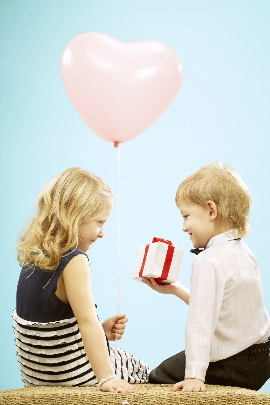 Share gifts with kids in need.