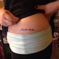 Wave Hip Tattoo