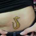 Seahorse Hip Tattoo